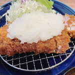 Tonkatsu ma mezon zowandashithiten - おろしヒレカツ160g 一切れが厚い