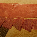 新日本料理おぶね - 遠州夢咲牛の特選カルビとサーロイン