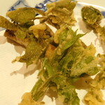 新日本料理おぶね - 山菜の天麩羅