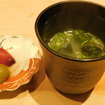 新日本料理おぶね - 味噌汁