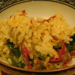 新日本料理おぶね - お椀によそった万願寺ご飯