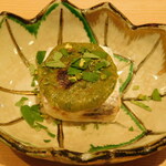 新日本料理おぶね - 焼いた胡麻豆腐 木の芽味噌