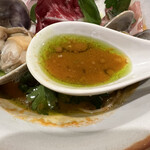 海老丸らーめん - 【限定】冷やしボンゴレらーめん