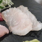 おばんざいと串揚げの店 たくみ - 白甘鯛（昆布〆，徳島）