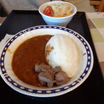ホットステーション - 「エミューカレー（サラダ付き）」（750円）