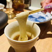 鶏匠 膳 - スカモルツァチーズのトリュフ餡かけ