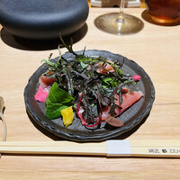 鶏匠 膳 - 生ハムサラダ