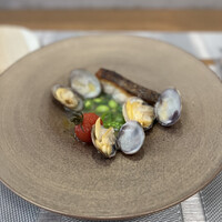 prospero - 三河産黒ムツのソテーと西浦産アサリのスープ仕立て