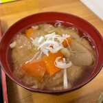 とんかつ 栄ちゃん - 大好き豚汁。