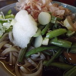 水車 - 「おろし山菜そば」アップ