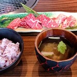 大仙　牛玄亭 - 和牛切り落とし定食