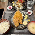 Tsukiji Sashiten - 5月30日 魚河岸フライ定食