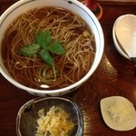 手打蕎麦 一寸棒 - 汁の旨さに感動。写真では伝わりにくい感じ。