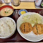 亀有メンチ - セレクトメンチカツ定食（メンチは１個からでもO K）