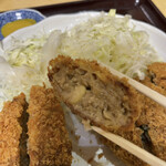 亀有メンチ - 味噌メンチカツ！ご飯に良く合います。ご飯泥棒・・・。