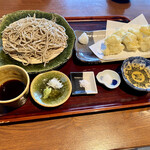 志蕎庵 江月 - 『しなの』はもの天ぷら