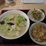 Sankairou - 野菜タン麵＋半チャーハンセット