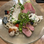 海老丸らーめん - 海と大地の恵み冷やし中華　　　2皿目一応up