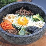 Stone grilled bibimbap set meal