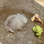 うを徳 - 城下鰈の刺身