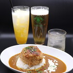 名物カレー各種&お好きなドリンクセット