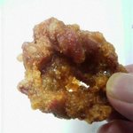 宮内商店 - せせりを揚げるとき輪のように丸めてます。