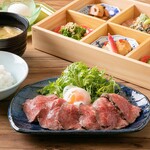 <Limited quantity 5 meals a day> Wagyu beef loin roast beef set