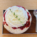 サカノウエカフェ - マスカルバーブ　1,600円