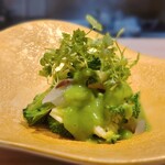 ラヴァンドール - 三重県産細魚のブロッコリー尽くし