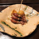 鳥田中 - 蛍烏賊燻製合わせ