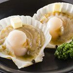 Scallops with shellfish (2 pieces)