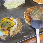 三栄お好み焼 - 