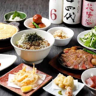 天ぷらと日本酒でそば飲みが楽しめます