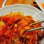 韓国家庭料理 扶餘 - オサムプルコギ炒め