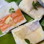 芝寿し - 料理写真:紅鮭　鯖
連子鯛