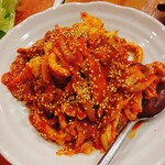 韓国家庭料理 扶餘 - オサムプルコギ炒め