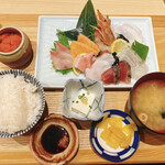 Hakata Kaisen Shokudou Uokichi - 刺身定食