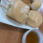 カヤ野 - おでんと秘伝の鶴亀茶　お茶は店内飲食の時お代わり自由でセルフサービス