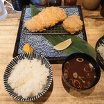 とんかつ 串揚げ 優膳 - ロース・ヒレランチ