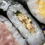 OH BAN - 『6色細巻』のねぎ納豆細巻