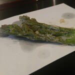 天ぷら たけうち - 北海道タラの芽