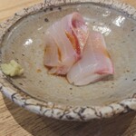 天ぷら たけうち - 〆イシダイ