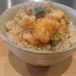 天ぷら たけうち - かき揚げの天丼