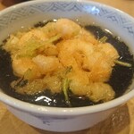 天ぷら たけうち - かき揚げの天茶