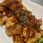 鉄板ベース 栗しん - 栗豚ステーキ