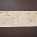 プレゼンテ スギ - メニュー