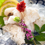 Uokami - ハモの湯引き