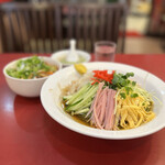 Taihoukaku - 冷麺とスタミナ丼。