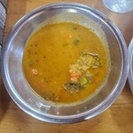 インドレストラン カバブ - 野菜カレー甘口