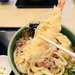 うどん ゆきの - エビもリフトじゃあああああ(ꐦ°᷄д°᷅)‼️